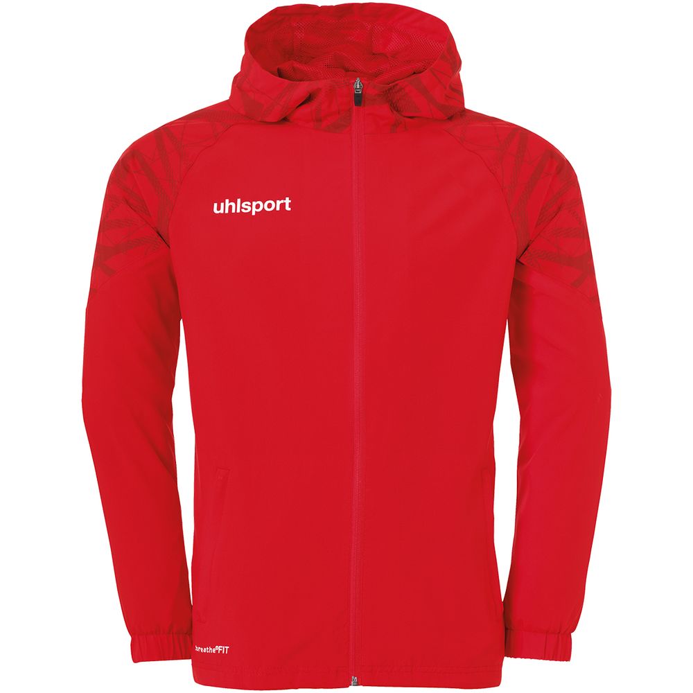 Uhlsport Goal 25 Evo Woven Hood Jacket - rot/weiß