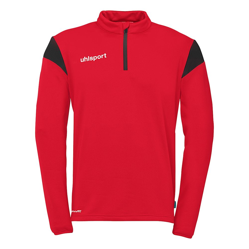Uhlsport Squad 27 1/4 Zip Top - rot/schwarz