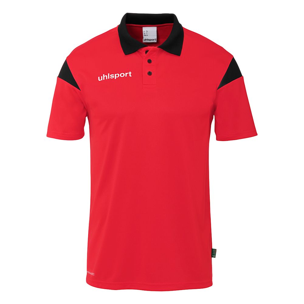 Uhlsport Squad 27 Polo Shirt - rot/schwarz
