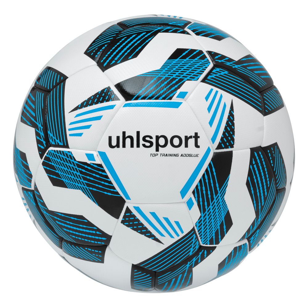 Uhlsport Fairtrade Top Training Addglue - weiß/schwarz/fluo blau