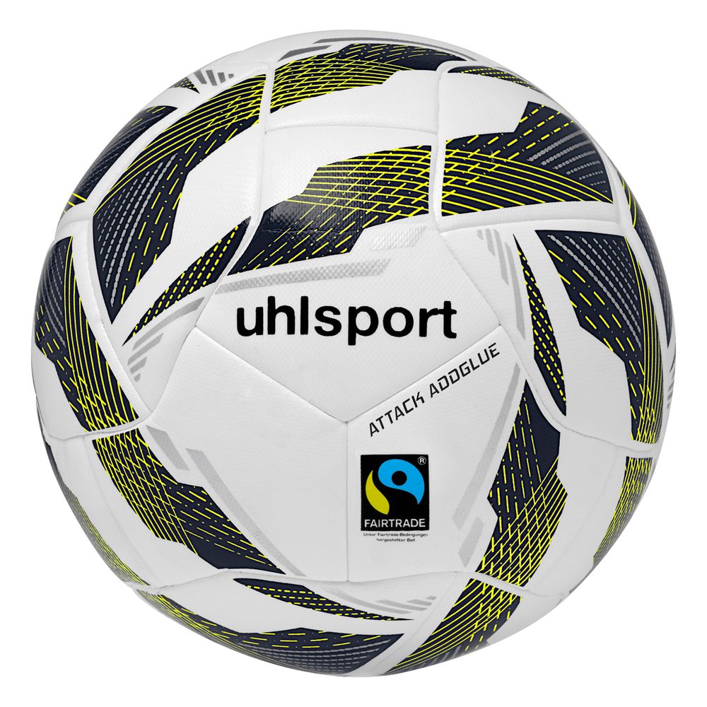 Uhlsport Attack Addglue For The Planet - weiß/marine/fluo gelb