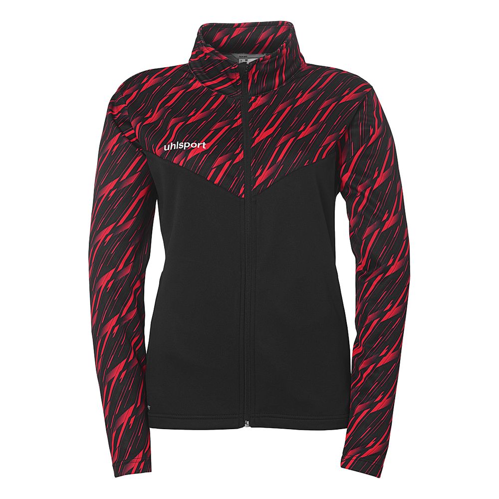 Uhlsport Progressive 28 Poly Jacke Damen - schwarz/rot