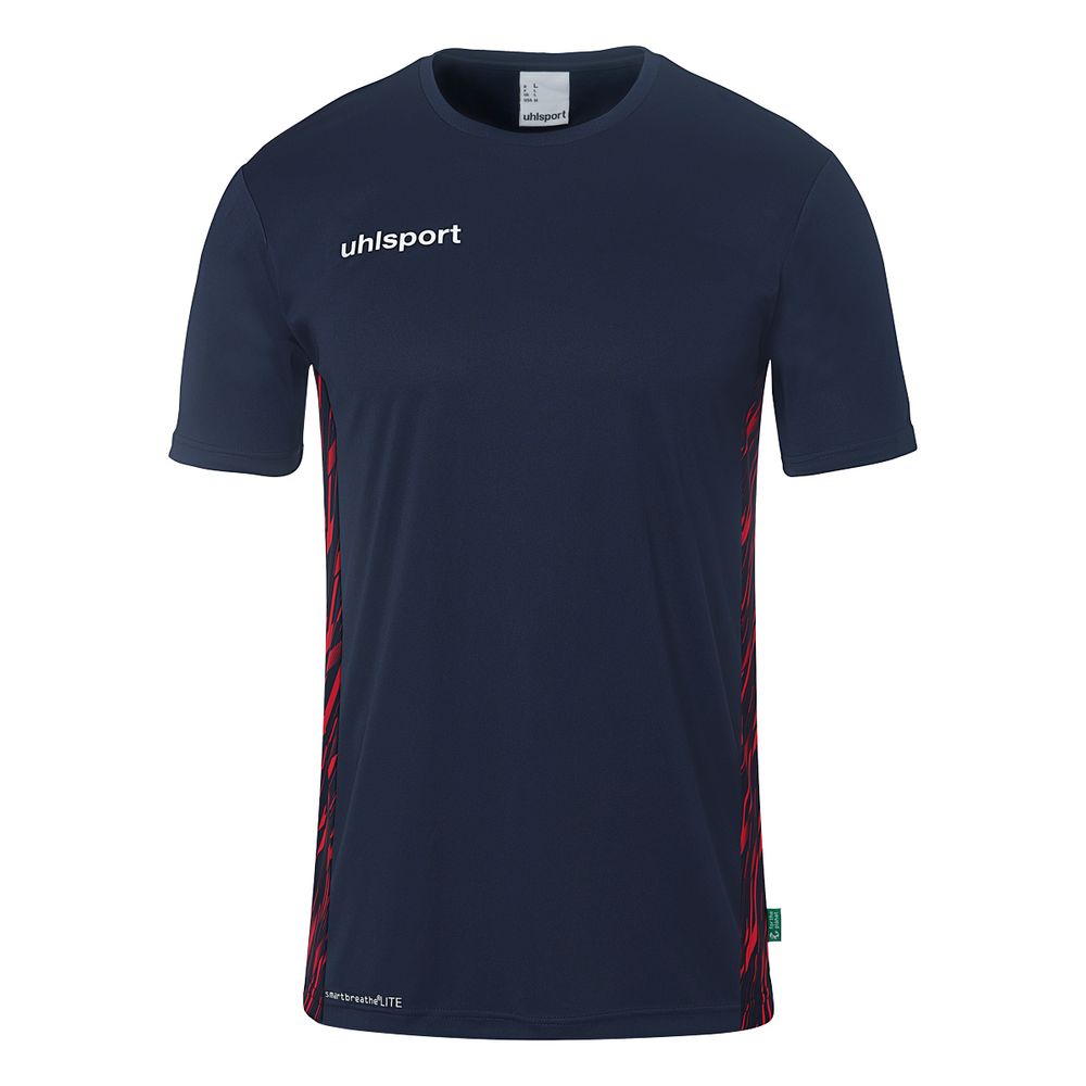 Uhlsport Progressive 28 Poly Shirt Kurzarm - marine/rot