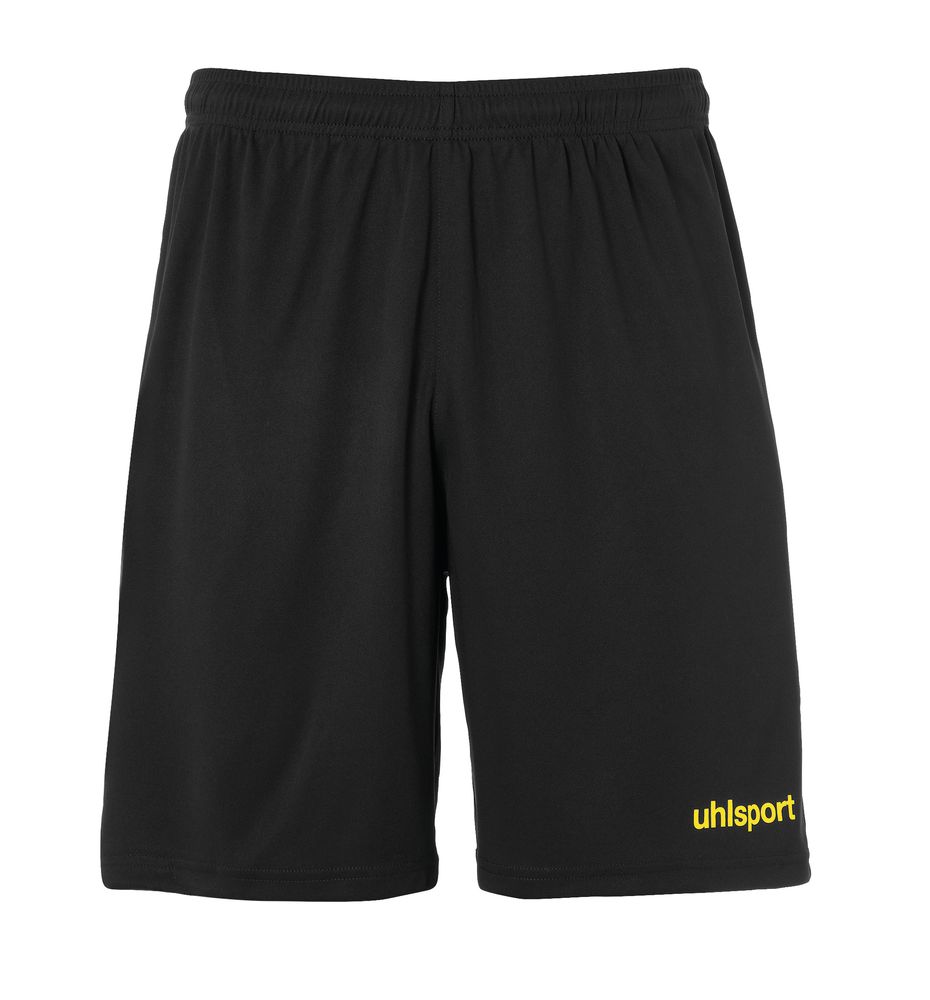 Uhlsport Center Ii Shorts Ohne Innenslip - schwarz/limonengelb