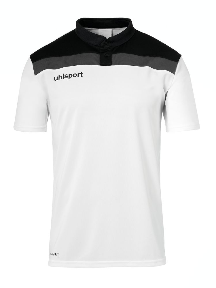 Uhlsport Offense 23 Polo Shirt - weiß/schwarz/anthra