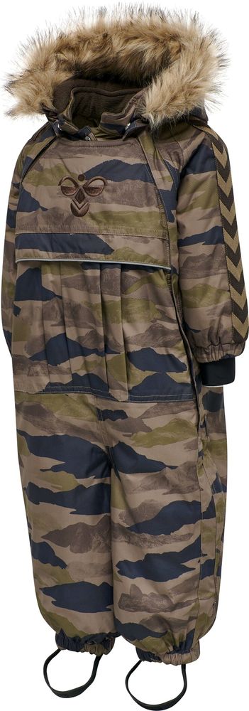 Hummel hmlMOON SNOWSUIT - CHOCOLATE CHIP/AFTER DARK