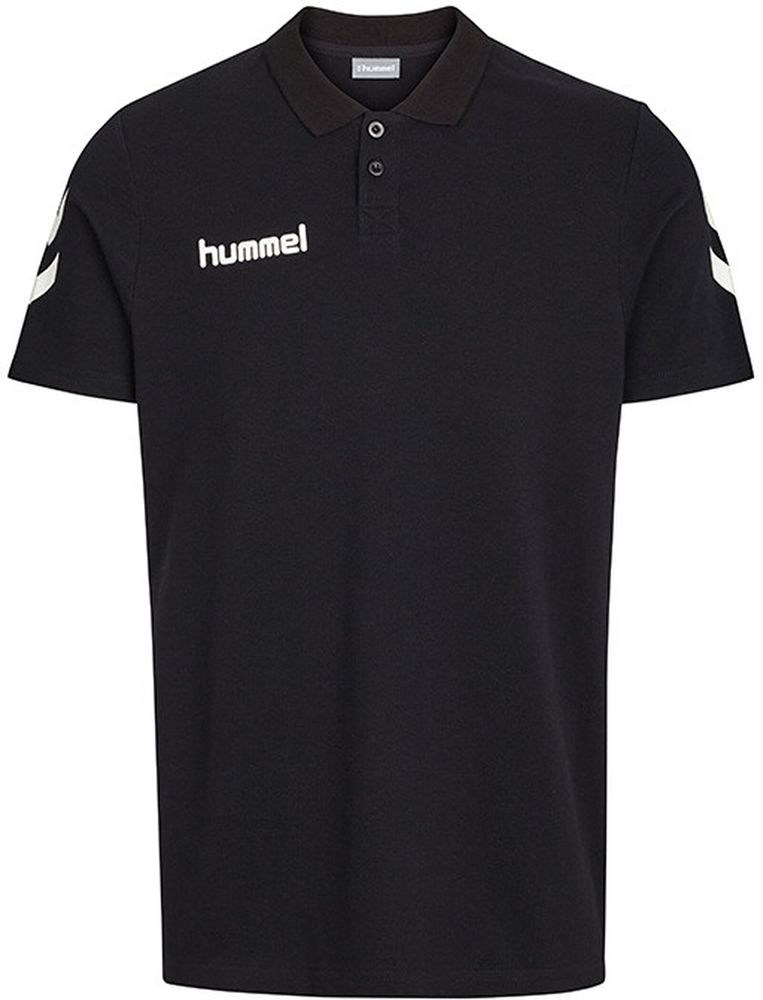 Hummel CORE COTTON POLO - BLACK