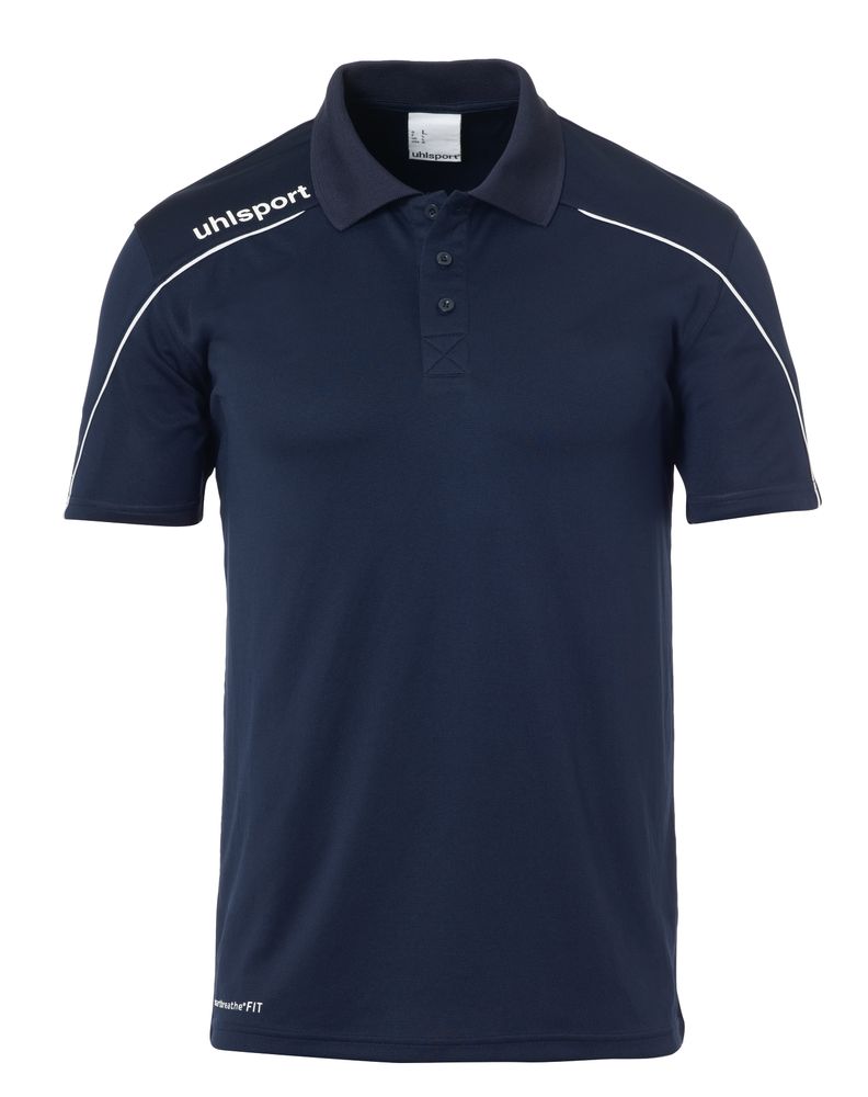 Uhlsport Stream 22 POLO SHIRT - marine/weiß