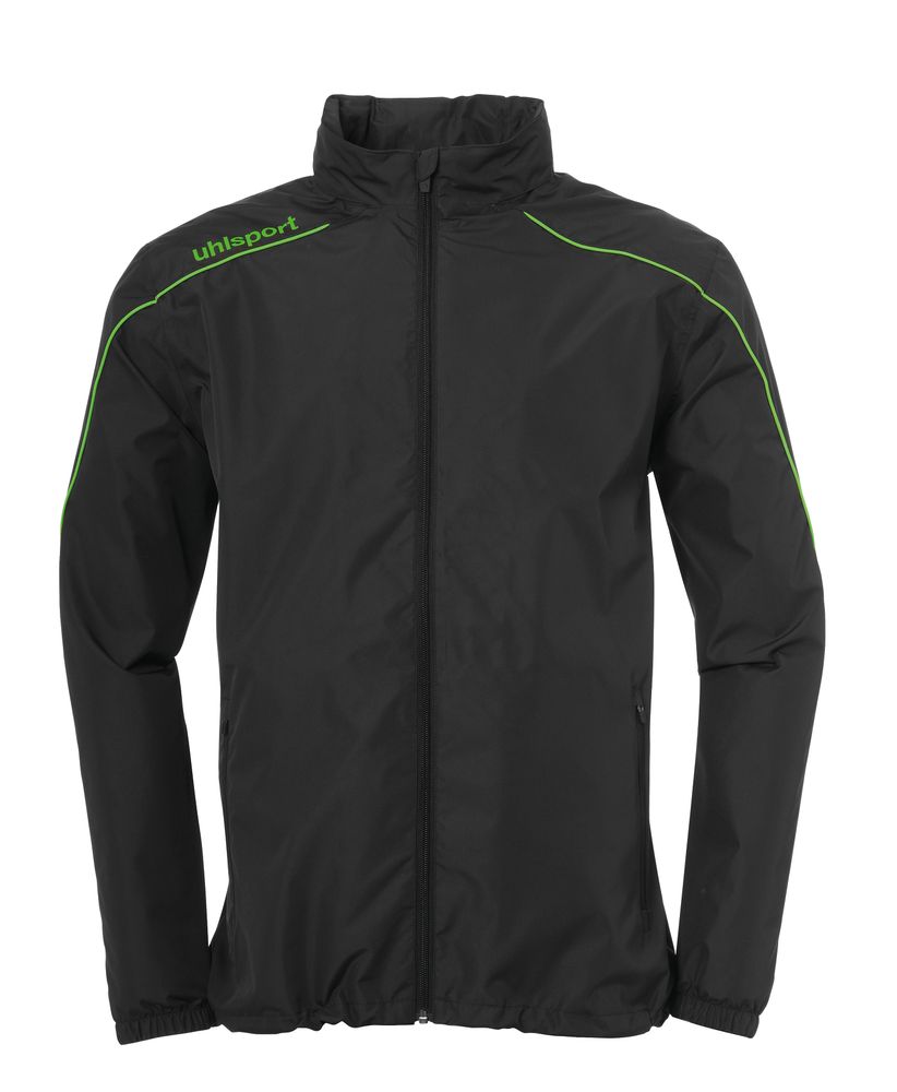 Uhlsport Stream 22 ALL WEATHER JACKET - schwarz/fluo grün