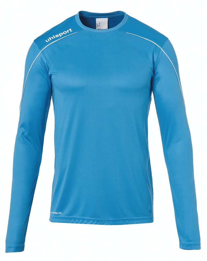Uhlsport Stream 22 TRIKOT LANGARM - cyan/weiß