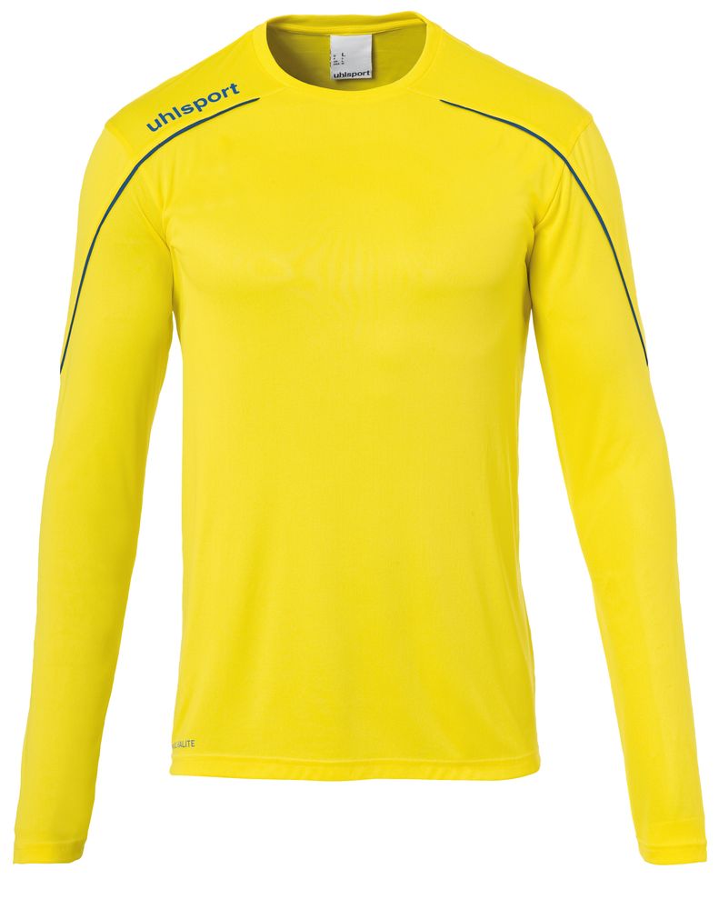 Uhlsport Stream 22 TRIKOT LANGARM - limonengelb/azurblau