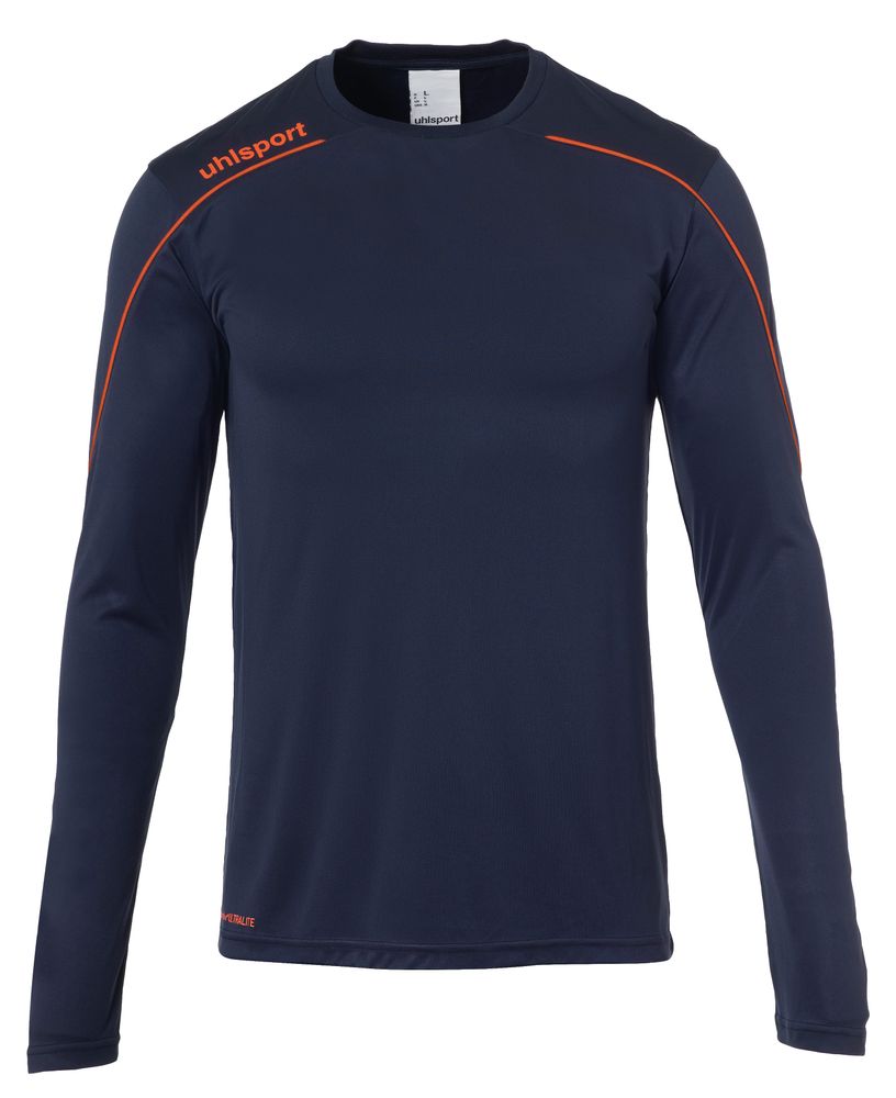 Uhlsport Stream 22 TRIKOT LANGARM - marine/fluo rot