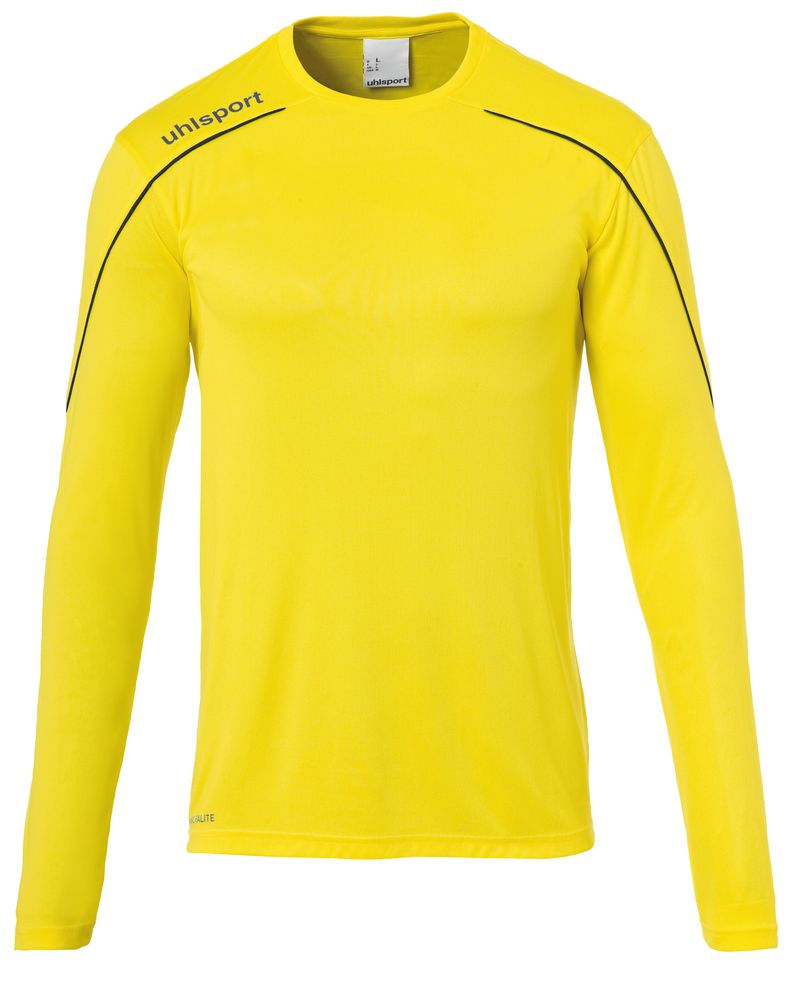 Uhlsport Stream 22 TRIKOT LANGARM - limonengelb/schwarz