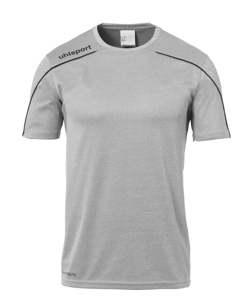 Uhlsport Stream 22 TRIKOT KURZARM - dark grau melange/schwarz