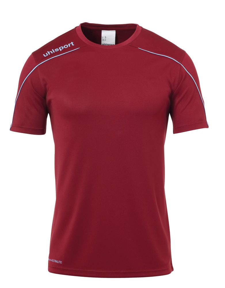 Uhlsport Stream 22 TRIKOT KURZARM - bordeaux/skyblau