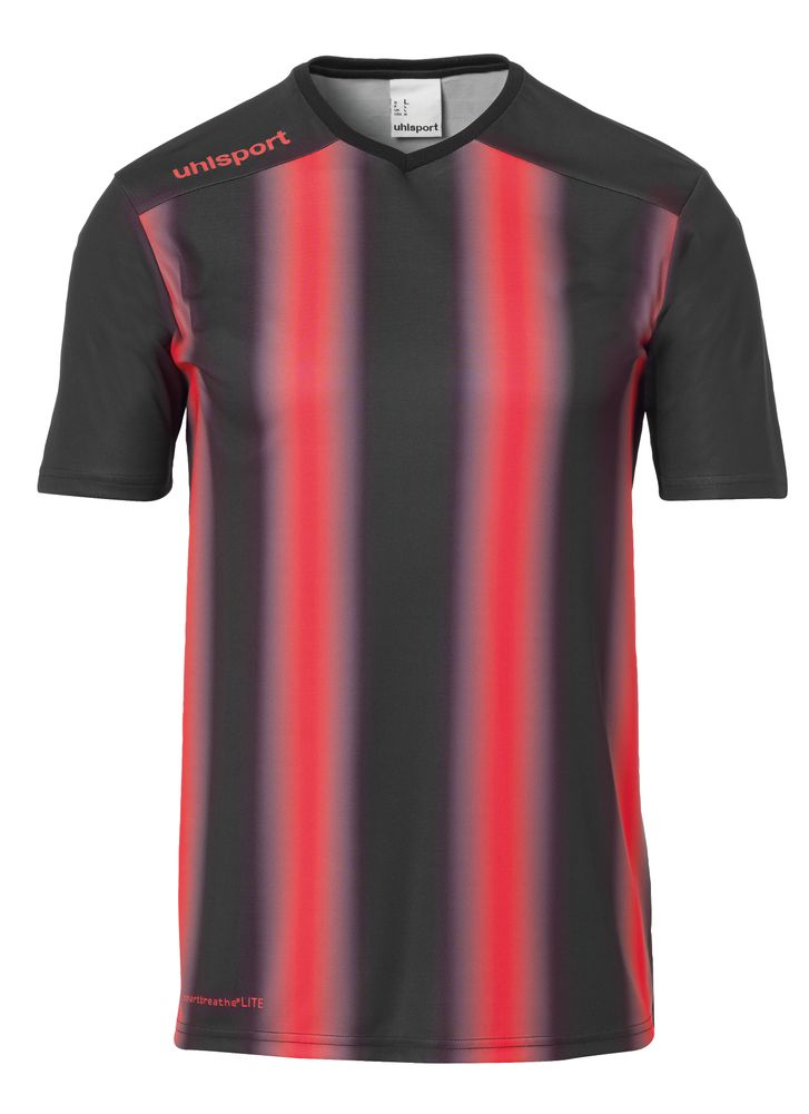 Uhlsport STRIPE 2.0 TRIKOT KURZARM - schwarz/rot