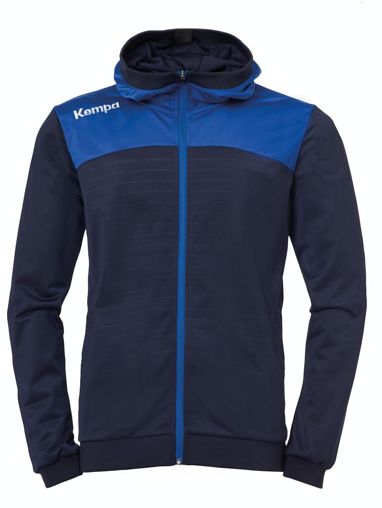 Kempa EMOTION 2.0 HOOD JACKET - marine/royal