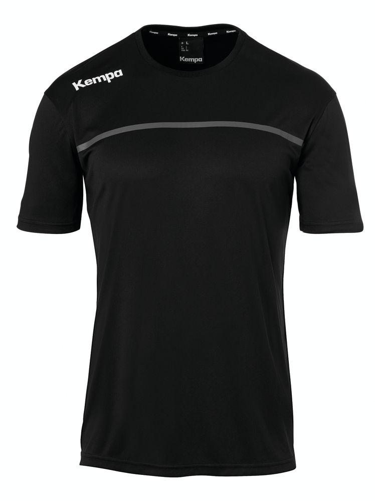 Kempa EMOTION 2.0 POLY SHIRT - schwarz/anthra