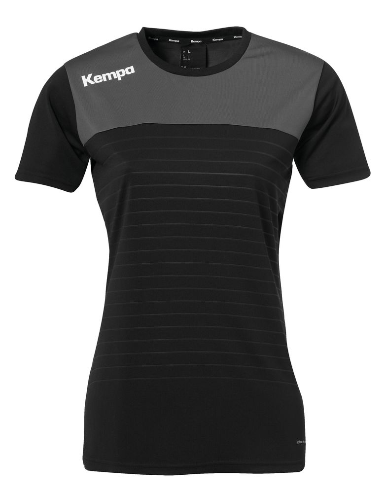 Kempa EMOTION 2.0 SHIRT WOMEN - schwarz/anthra
