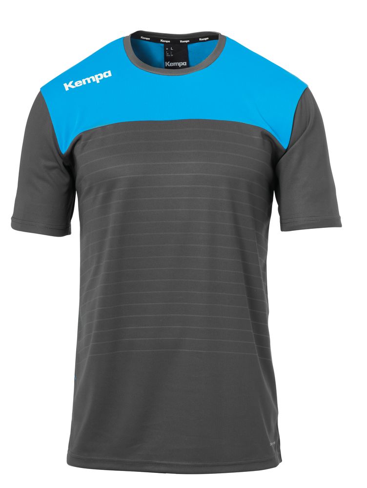 Kempa EMOTION 2.0 SHIRT - anthra/kempablau