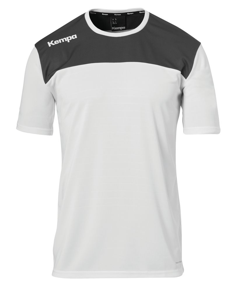 Kempa EMOTION 2.0 SHIRT - weiß/anthra