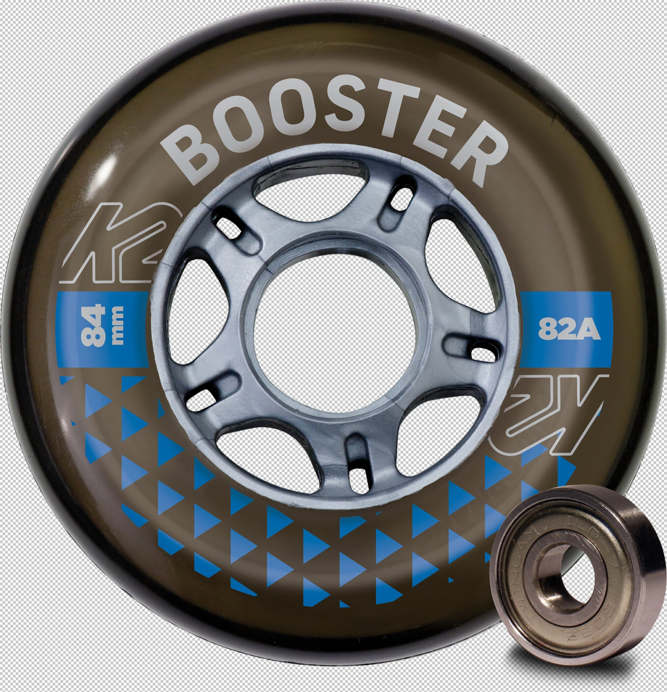 K2 Booster 84 Mm 82a Wheel 8-pack,black - black