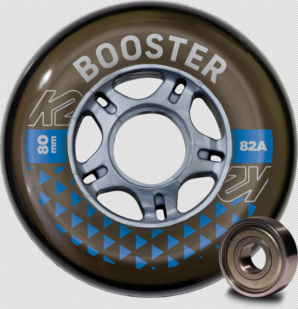 K2 Booster 80 Mm 82a Wheel 8-pack,black - black