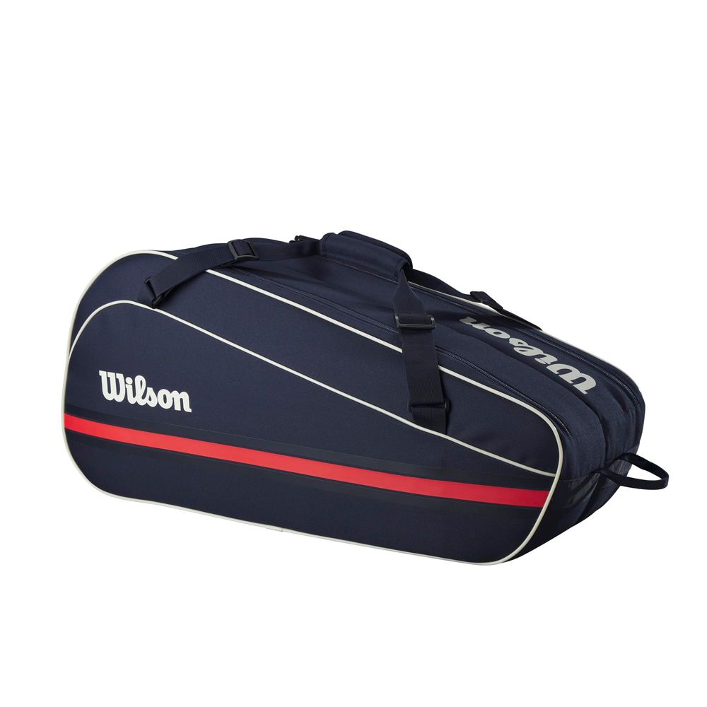 Wilson 6pk Team Racket Bag 2025 Navy - Navy/