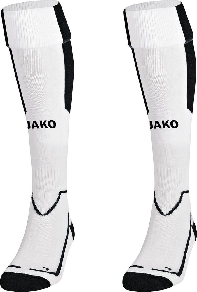 Jako Stutzenstrumpf Lazio - weiß/schwarz