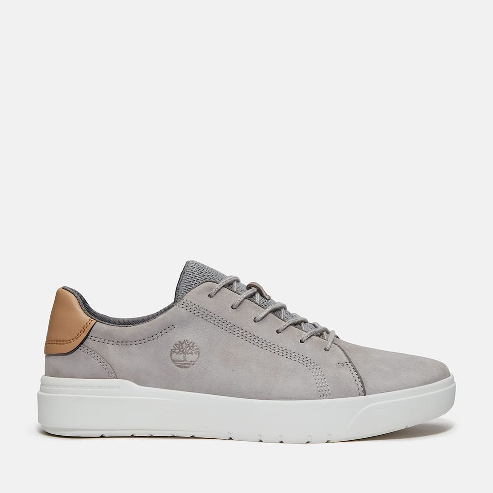 Timberland LOW LACE UP SNEAKER - LIGHT GREY NUBUCK