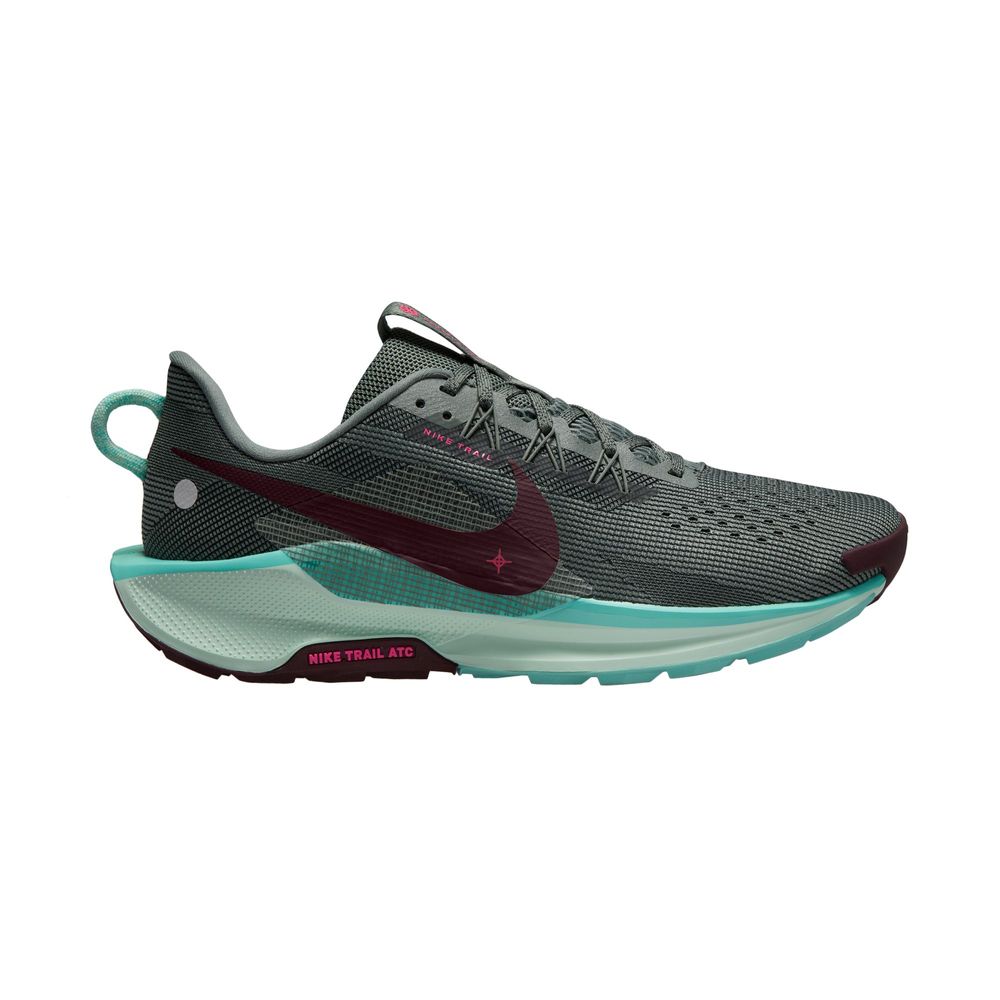 Nike Nike Reactx Pegasus Trail 5 - clay green/burgundy crush-bleached
