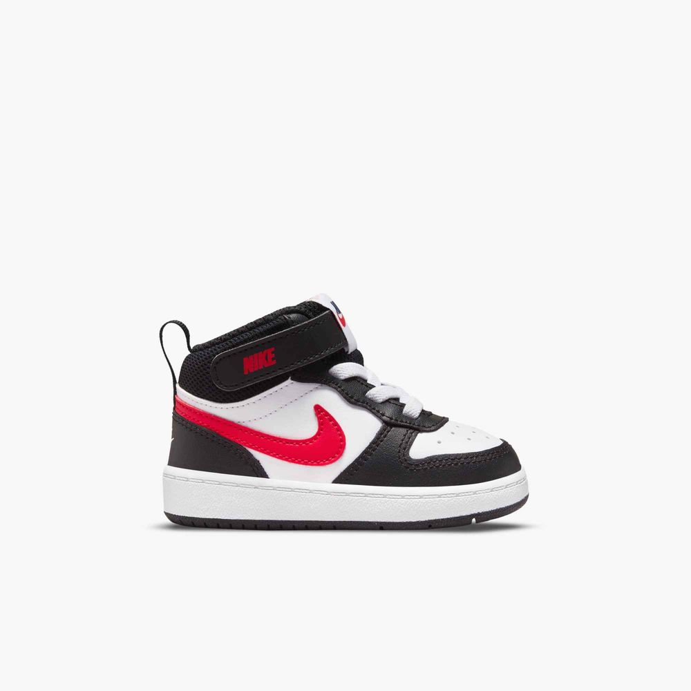 Nike Court Borough Mid 2 Btv - white/university red-white-black