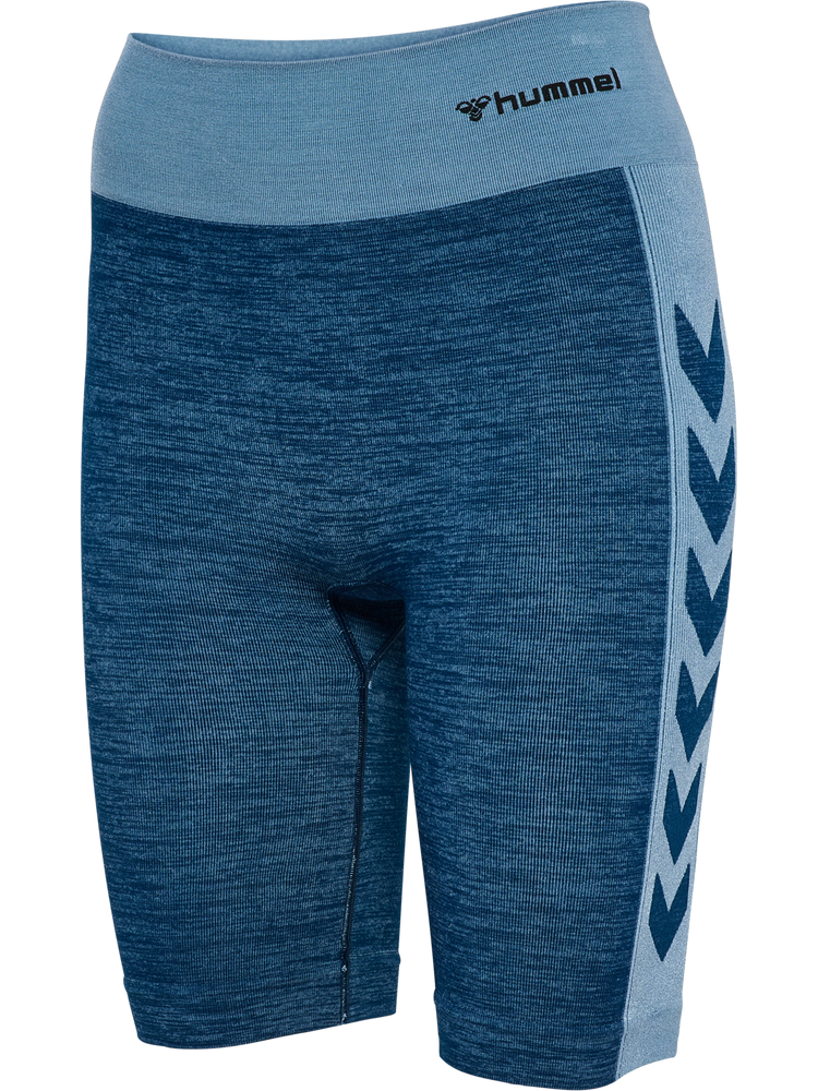 Hummel Hmlclea Seamless Cycling Shorts - navy peony/faded denim