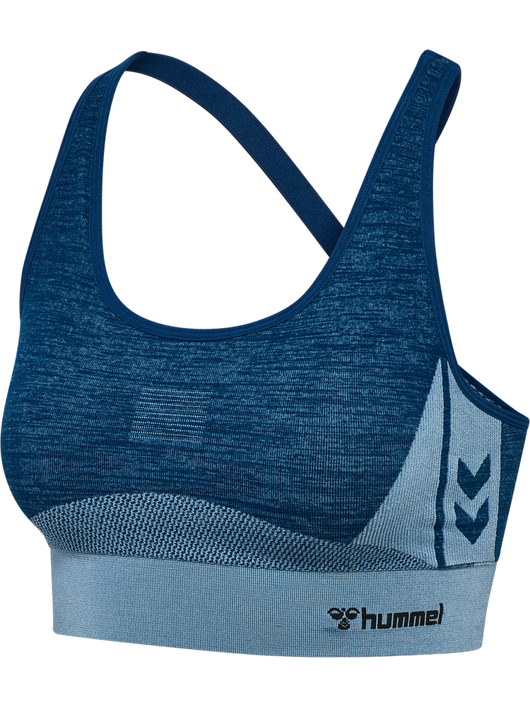 Hummel Hmlclea Seamless  Sports Top - navy peony/faded denim