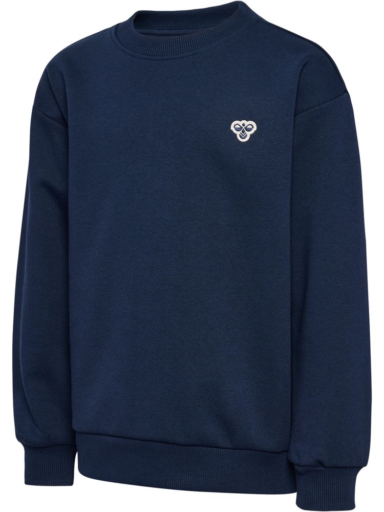 Hummel Hmljr Loose Crewneck Bee - dress blues