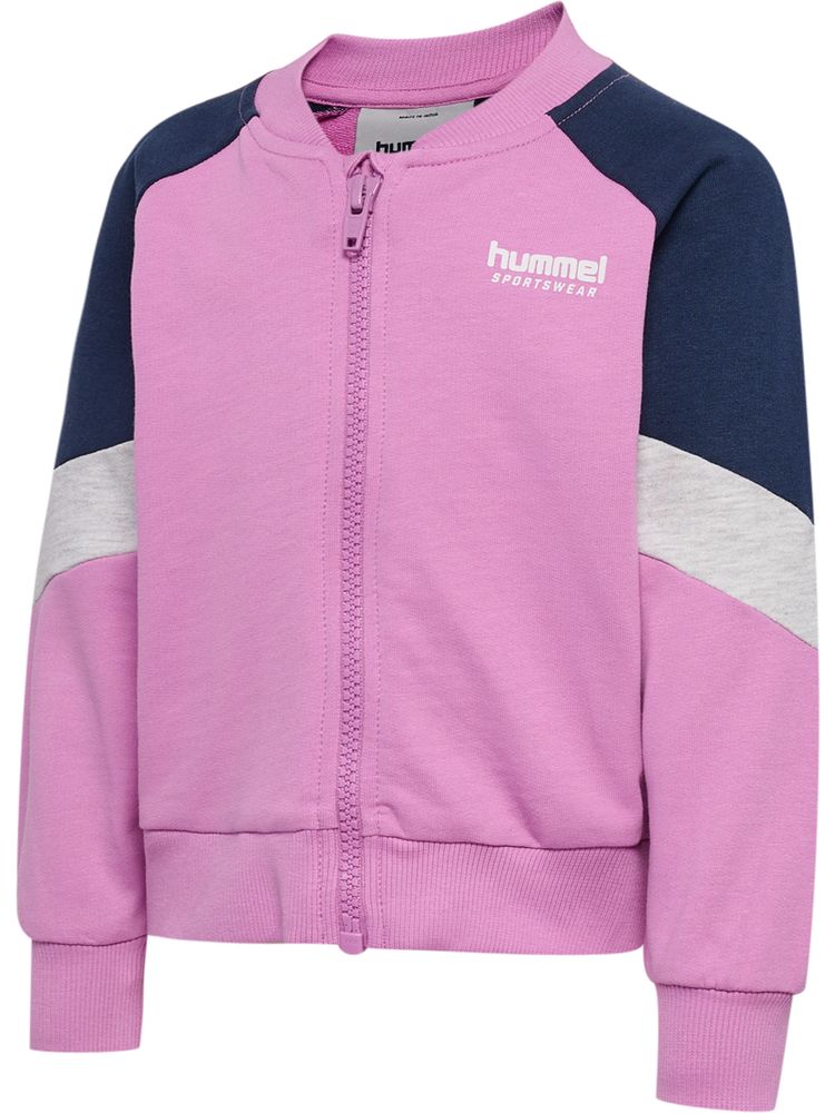 Hummel Hmlmini Loose Block Zip Jacket - violet
