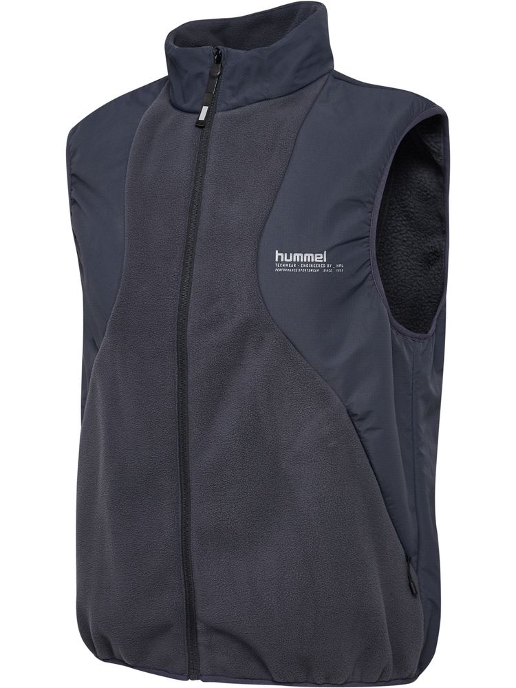 Hummel Hmlhybrid Fleece Vest - ebony