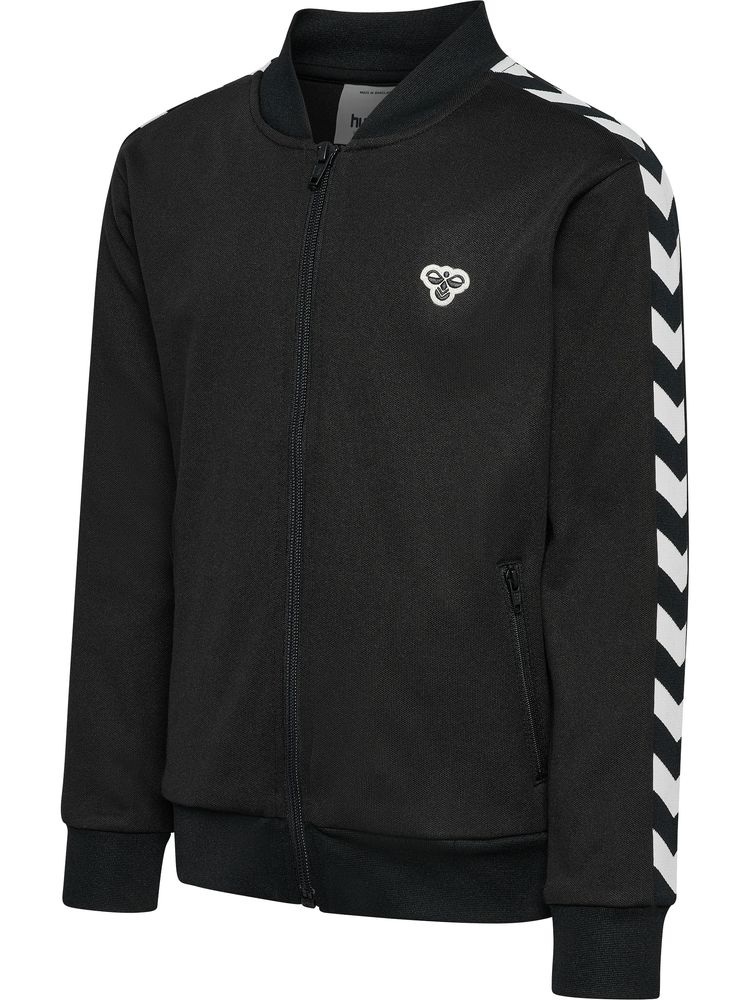 Hummel Hmljr Archive Reg Poly Zip Jacket - black