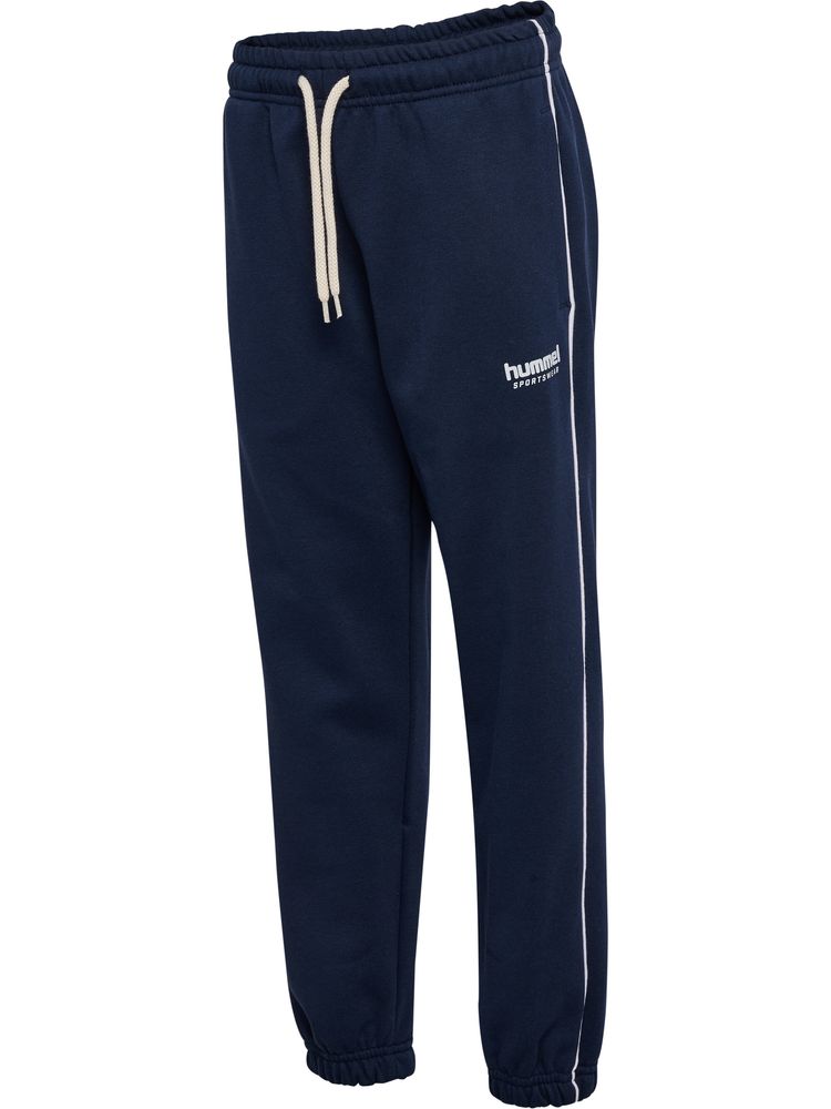 Hummel Hmljr Loose Sweatpant Piping - dress blues