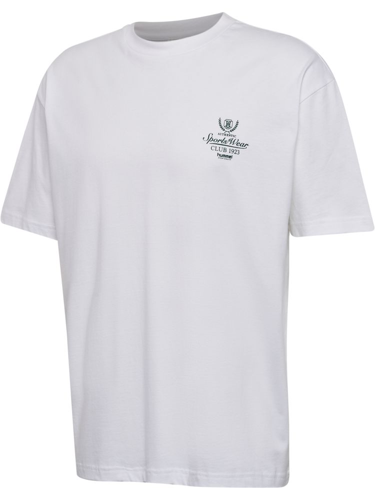Hummel Hmlloose Tee S/S Club Sportswear - white/dark green