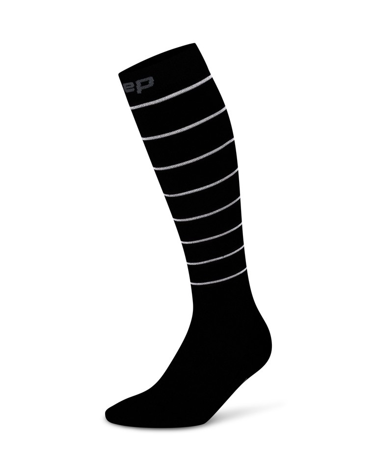 Cep CEP run socks, tall, 5.0, men - black