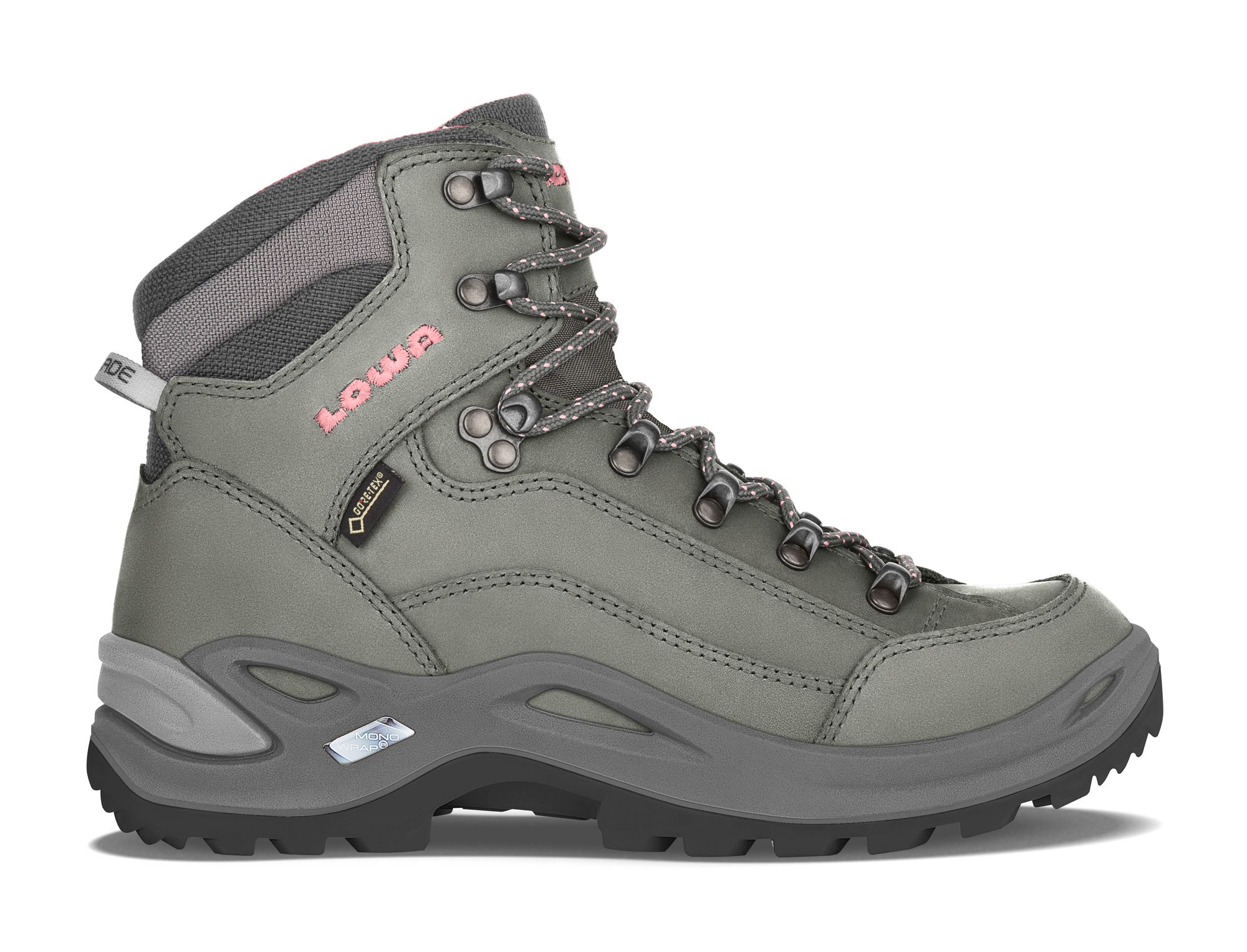 Lowa RENEGADE GTX MID WS - GRAPHIT/ROSE