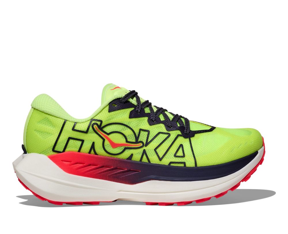 Hoka M Rocket X Trail - neon yuzu / neon flame