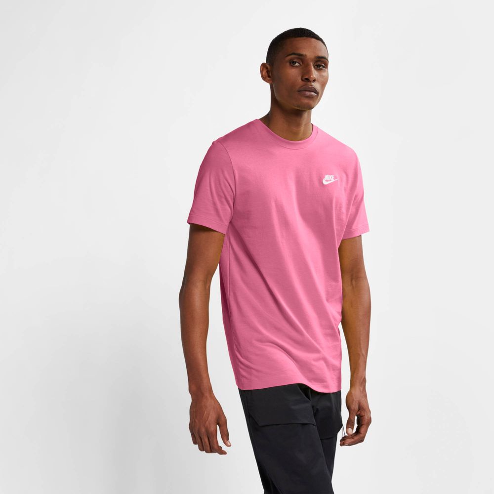Nike M NSW CLUB TEE - PINKSICLE/WHITE