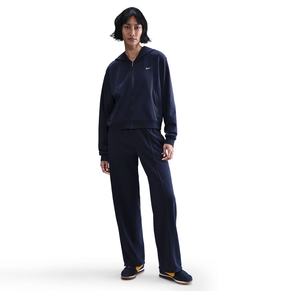 Nike W NSW NK CHLL FT FZ HDY - MIDNIGHT NAVY/SAIL