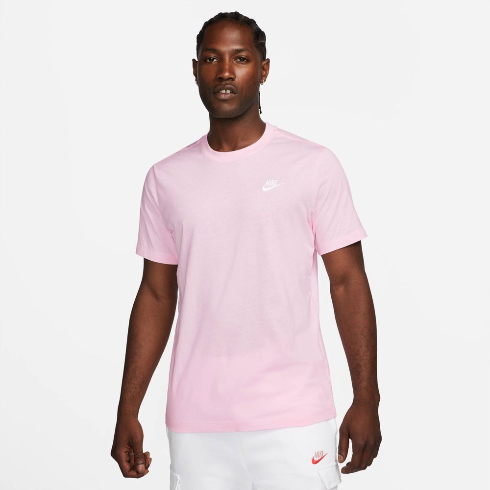 Nike M NSW CLUB TEE - PINK FOAM /WHITE