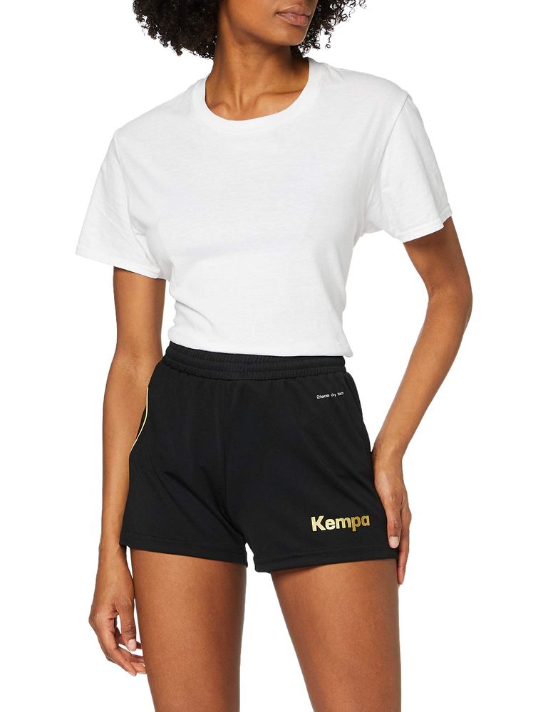 Kempa CURVE SHORTS WOMEN - schwarz/gold