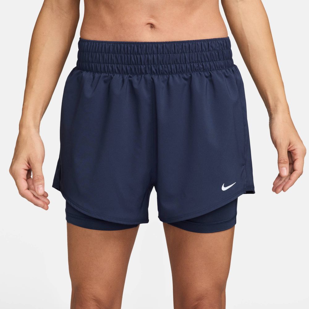 Nike W Nk One Df Hr 3In 2N1 Short - midnight navy/reflective silv