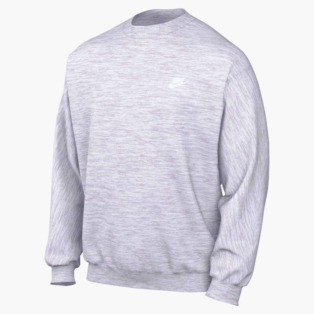 Nike M Nk Club Ft Crew - birch heather/white