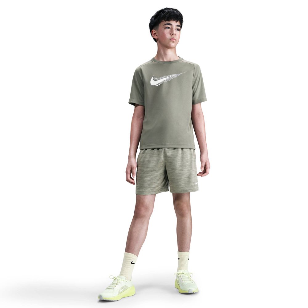Nike B Nk Df Multi Ss Top Hbr - light army/white